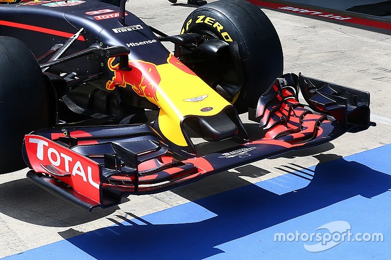 Breve análisis técnico: Morro más corto para el Red Bull RB12