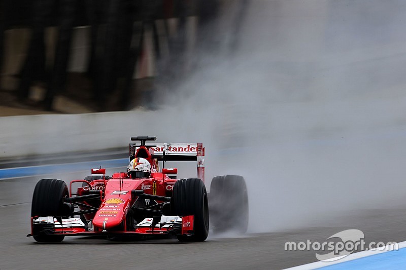 Gomme larghe 2017: debutto della Ferrari SF15-T a Fiorano con le rain!