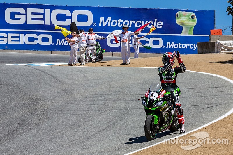 Laguna Seca WSBK: Rea wint eerste race, Van der Mark vierde