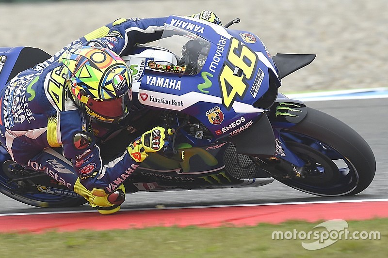 Alemania: el peor escenario para Rossi y las Yamaha