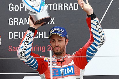 Dovizioso: "Stopte te laat, was teveel bezig met de banden"