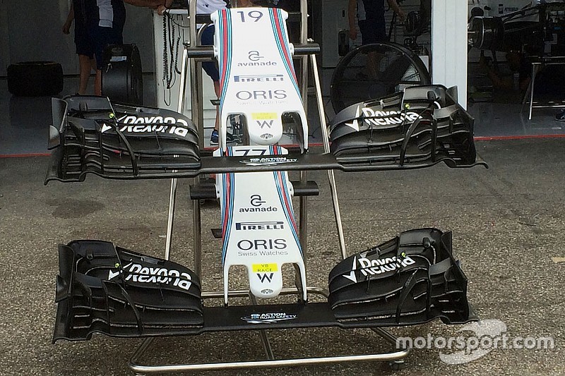 Tech update: Williams heeft nieuwe voorvleugel meegenomen