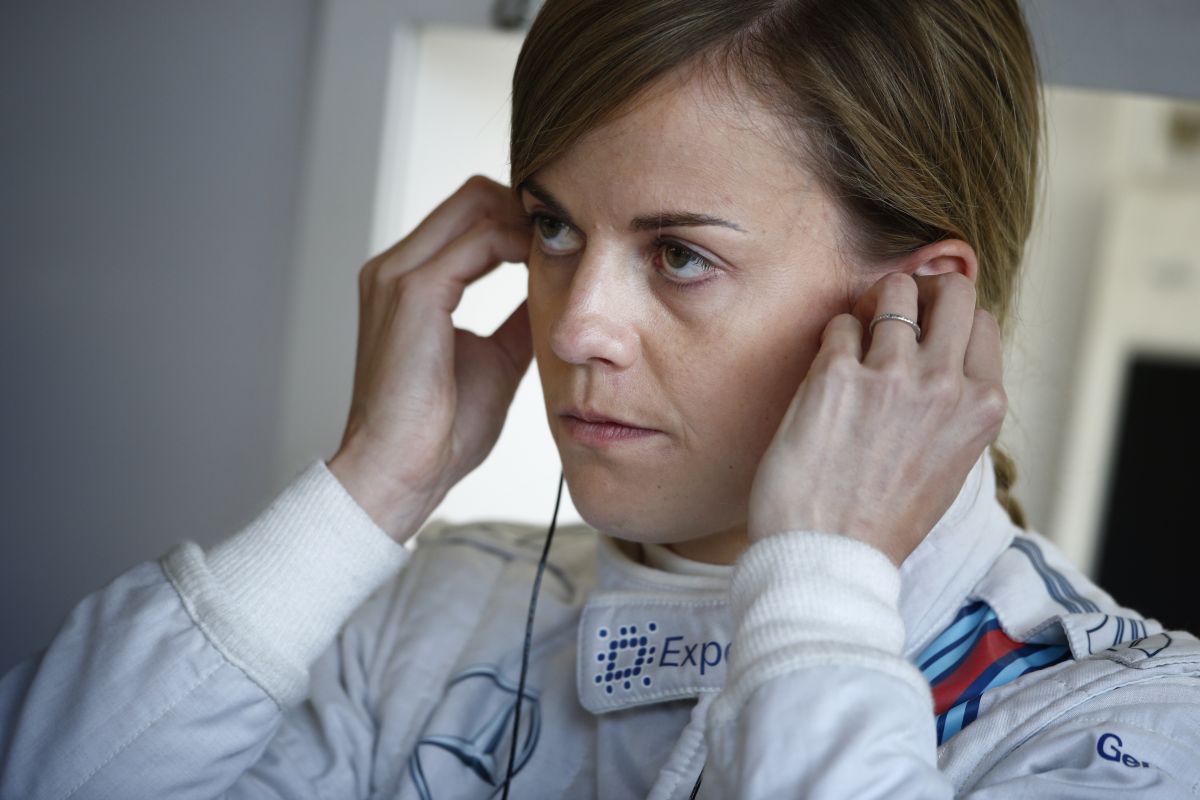 Susie Wolff ilyen, amikor szabadnak érzi magát!