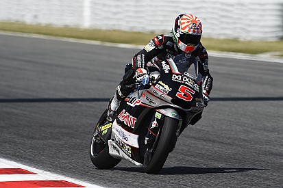 Moto2 Catalunya: Zarco pole position, Lowes terjatuh