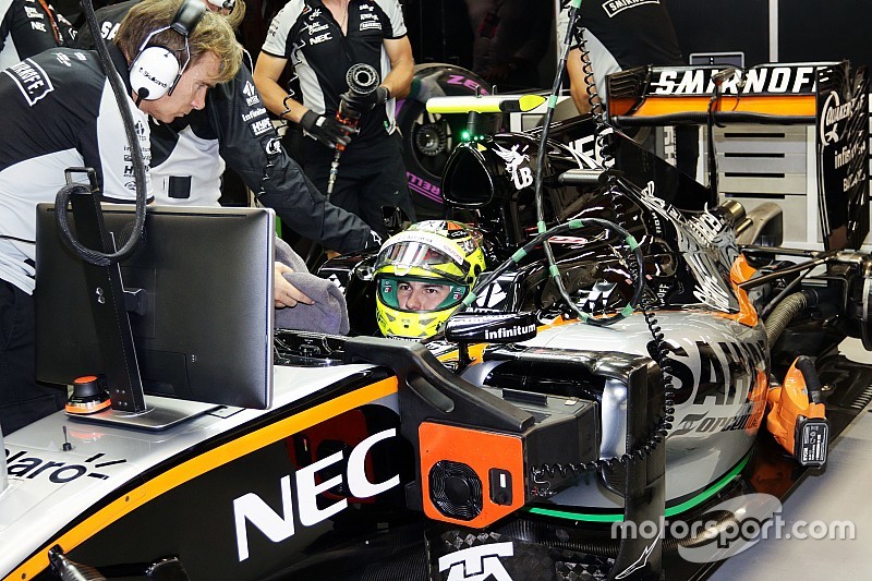 セルジオ・ペレスに8グリッド降格ペナルティ:F1シンガポールGP