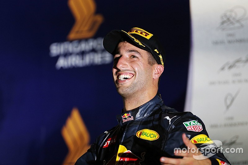 Ricciardo: posisi kedua yang sempurna di Singapura