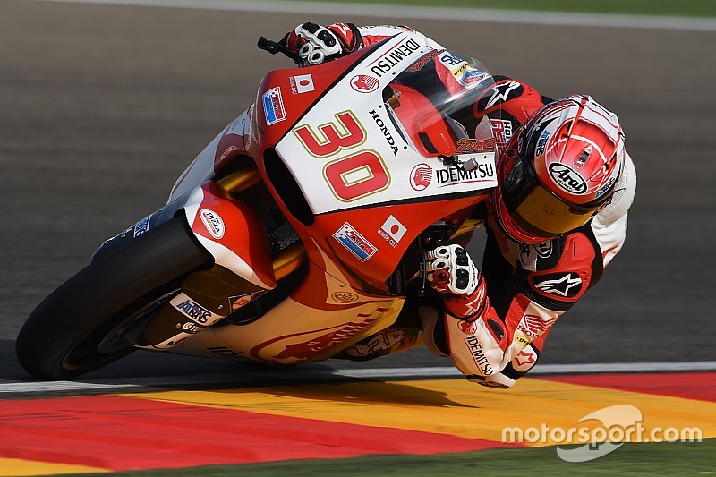 中上貴晶「表彰台を争えると思っていたが、リヤのグリップを得られなかった」:Moto2アラゴン
