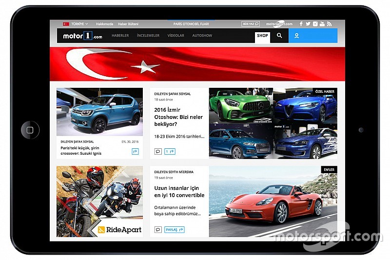 Motor1.com lanza Motor1.com-TURQUÍA