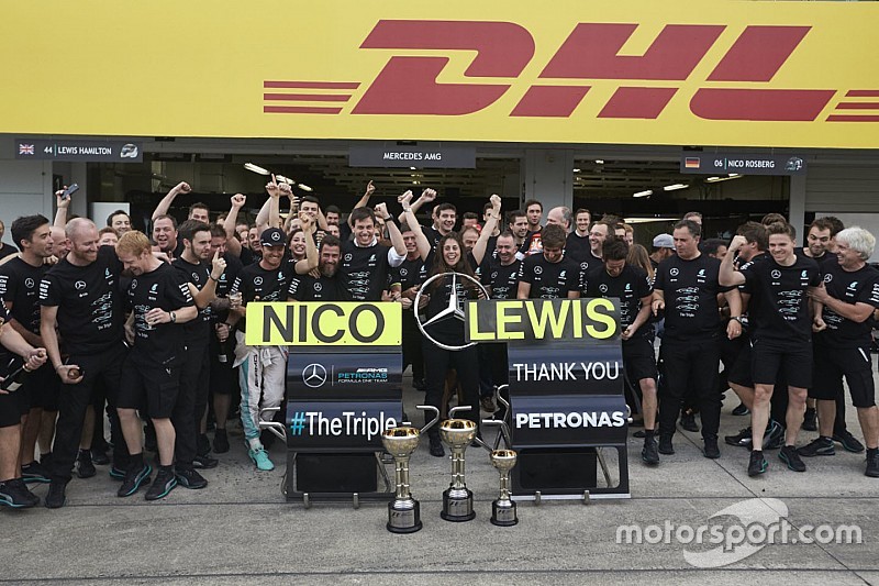 Mercedes se consagró campeón del mundo de constructores