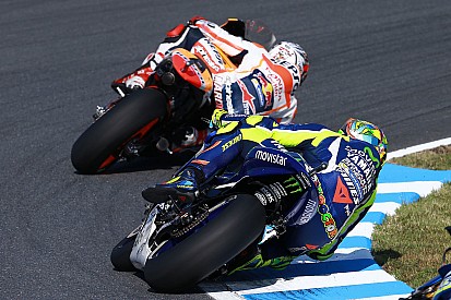 Crash in Japanse Grand Prix grote verrassing voor Rossi