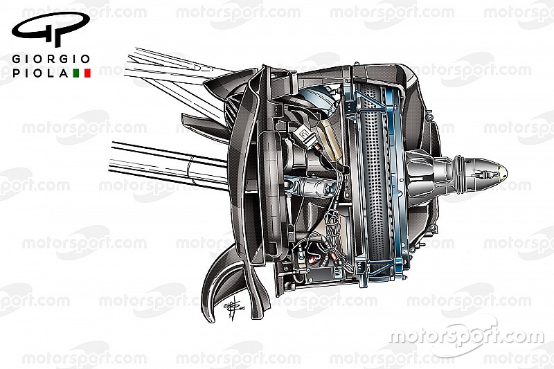 Onthuld: Mercedes experimenteert met voorremconfiguratie voor 2017
