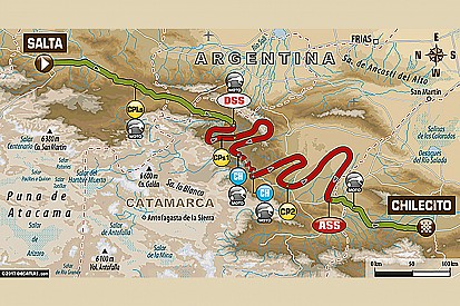 Fotostrecke: Die 12 Etappen der Rallye Dakar 2017