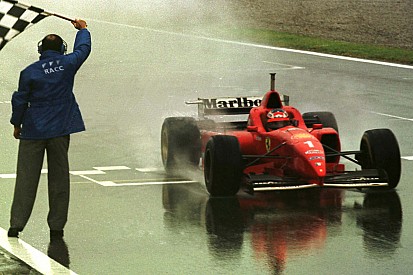 Vor 21 Jahren: Michael Schumachers 1. Sieg für Ferrari – im Regen