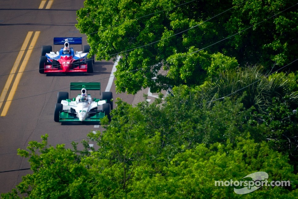 Simona de Silvestro, HVM Racing, Graham Rahal, Service Central Chip Ganassi Racing