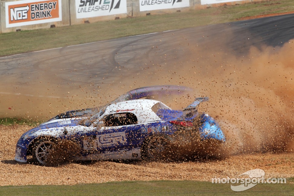Kyle Mohan and Eric O'Sullivan and in the gravel
