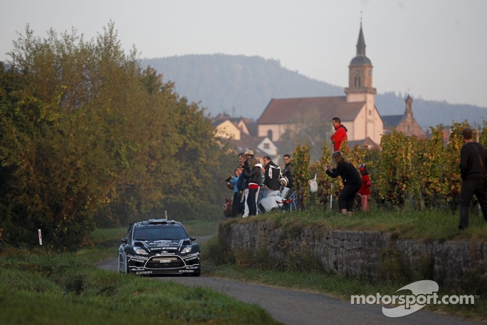 Mikko Hirvonen and Jarmo Lehtinen, Ford Fiesta RS WRC, BP Ford Abu Dhabi World Rally Team