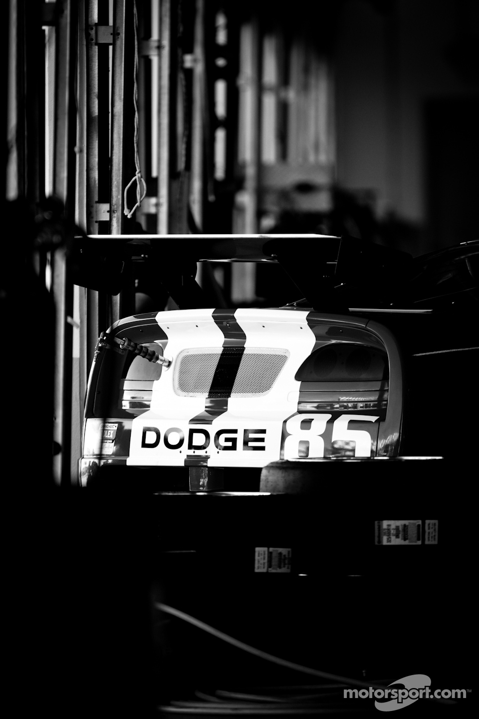 #85 Racers Edge Motorsports Dodge Viper in the garage