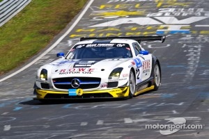 #22 ROWE Racing Mercedes-Benz SLS AMG GT3: Klaus Graf, Thomas Jäger, Alexander Roloff, Jan Seyffahrt