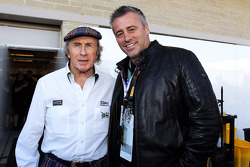 Matt LeBlanc, acteur met Jackie Stewart