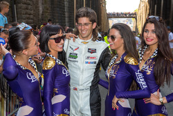 Jordan Taylor with the Praga girls