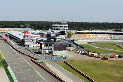The Hockenheim pits and paddock