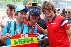 Roberto Merhi, Manor F1 Team, mit Fans