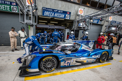Parada de pits para el #47 KCMG ORECA 05: Matthew Howson, Richard Bradley, Nicolas Lapierre
