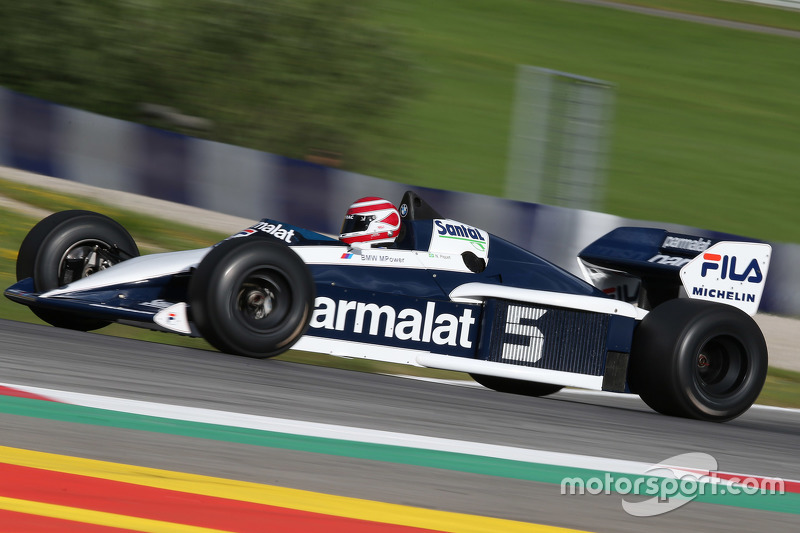 Нельсон Піке, в Brabham BT52 на Параді Легенд