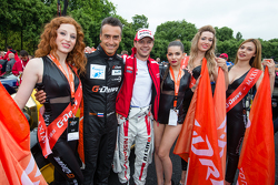 Roman Rusinov and Mark Shulzhitskiy in charming company