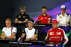 Conferenza Stampa FIA : Pastor Maldonado, Lotus F1 Team; Will Stevens, Manor F1 Team; Marcus Ericsso