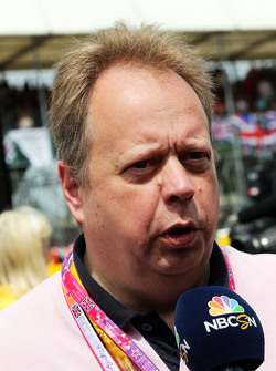 Andy Palmer, Geschäftsführer Aston Martin, in der Startaufstellung