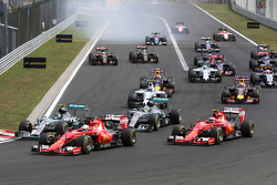 La partenza, Sebastian Vettel, Scuderia Ferrari