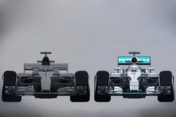 Vergleich: Formel-1-Auto 2017 und Formel-1-Auto 2015