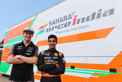 Jehan Daruvala y Nico Hulkenberg