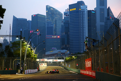 L'atmosfera del circuito di Singapore