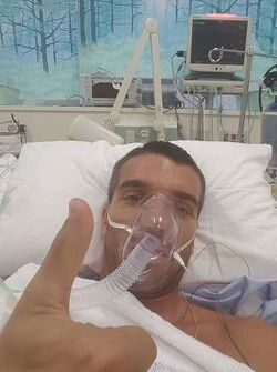 Alex De Angelis, ricoverato al Dokkyo Hospital di Mibu