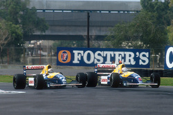 Riccardo Patrese und Nigel Mansell, Williams