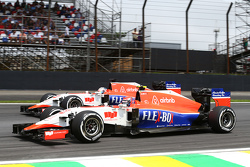 Alexander Rossi, Manor Marussia F1 Team and team mate Will Stevens, Manor Marussia F1 Team
