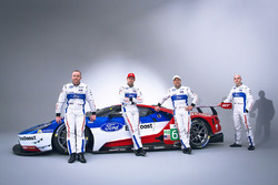 Olivier Pla, Stefan Mücke, Andy Priaulx, Marino Franchitti, Chip Ganassi Racing Ford GT drivers