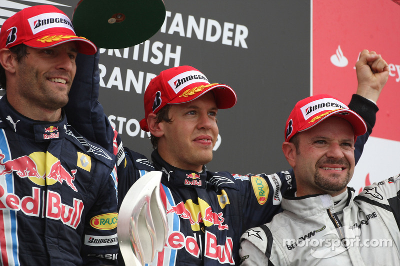 2009. Подіум: 1. Себастьян Феттель, Red Bull - Renault. 2. Марк Веббер, Red Bull - Renault. 3. Рубенс Баррікелло, Brawn-Mercedes