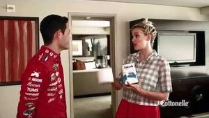 Kyle Larson in awkward Cottonelle commercial Kyle Larson in awkward Cottonelle commercial