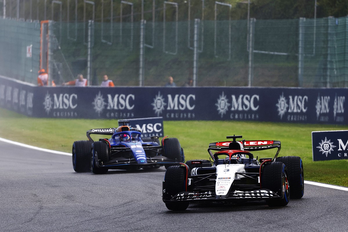 El rendimiento de AlphaTauri F1 es "preocupante" para Williams