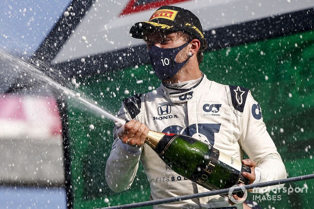 F1イタリアGP｜ピエール・ガスリーの劇的勝利にホンダ八郷社長が