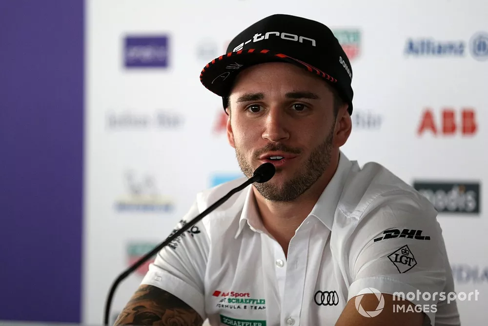 Daniel Abt, Audi Sport ABT Schaeffler, en la conferencia de prensa
