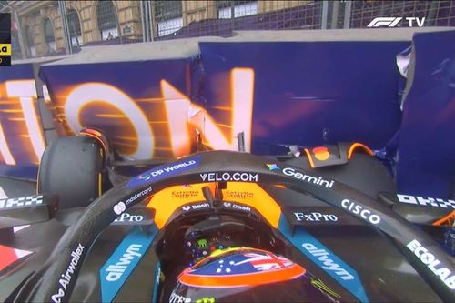 VÍDEO: Líder do Mundial, Piastri queima largada, bate e abandona na primeira volta do GP do Azerbaijão de F1