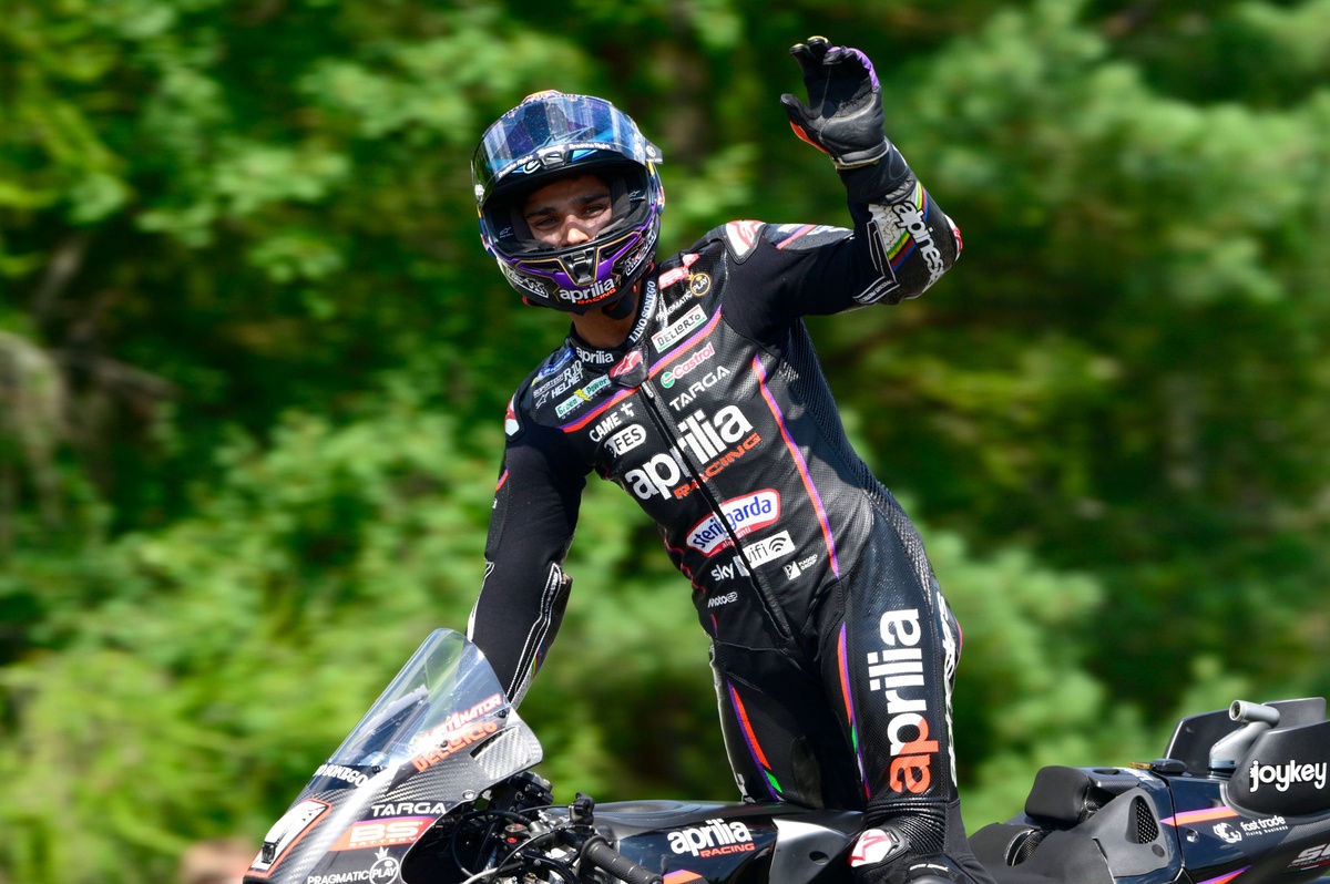 Jorge Martín : des larmes, de la tension et un GP fondateur avec Aprilia