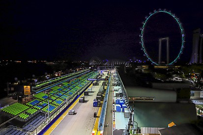 La longitud de la pista de Singapur fue reducida en dos metros