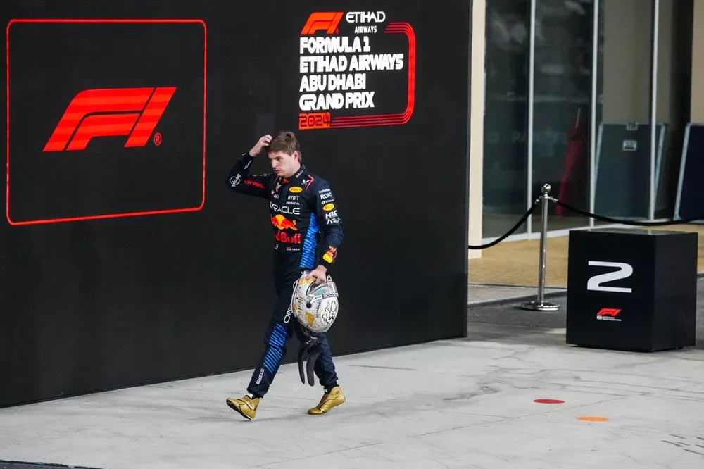 Max Verstappen, Red Bull Racing, en Parc Ferm&eacute;
