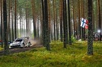 WRC Finland: Rovanpera shines in changeable weather as Tanak hits trouble
