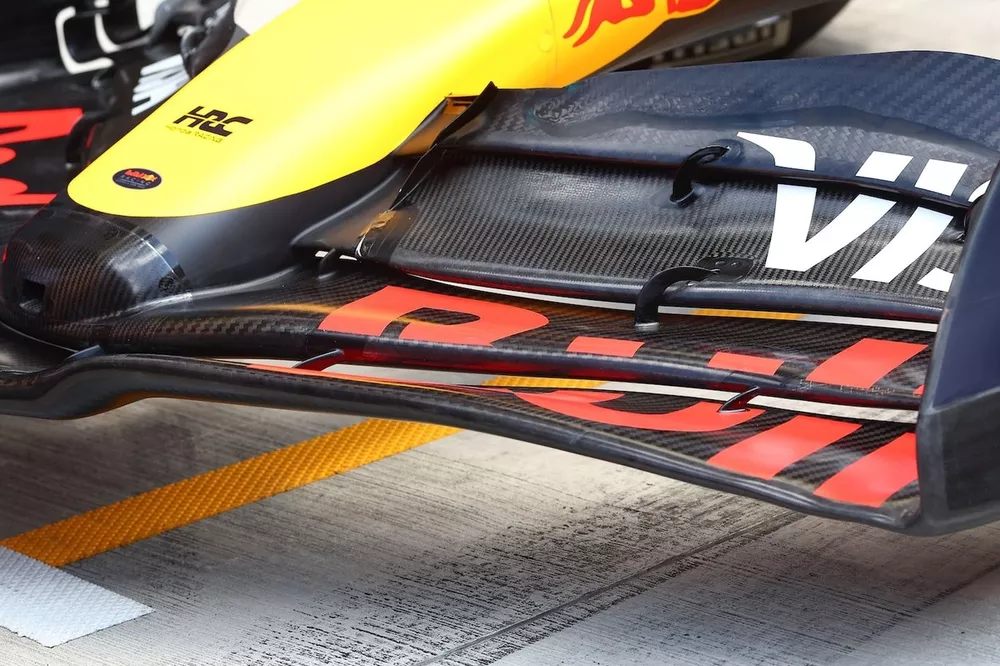 Detalle t&eacute;cnico del Red Bull